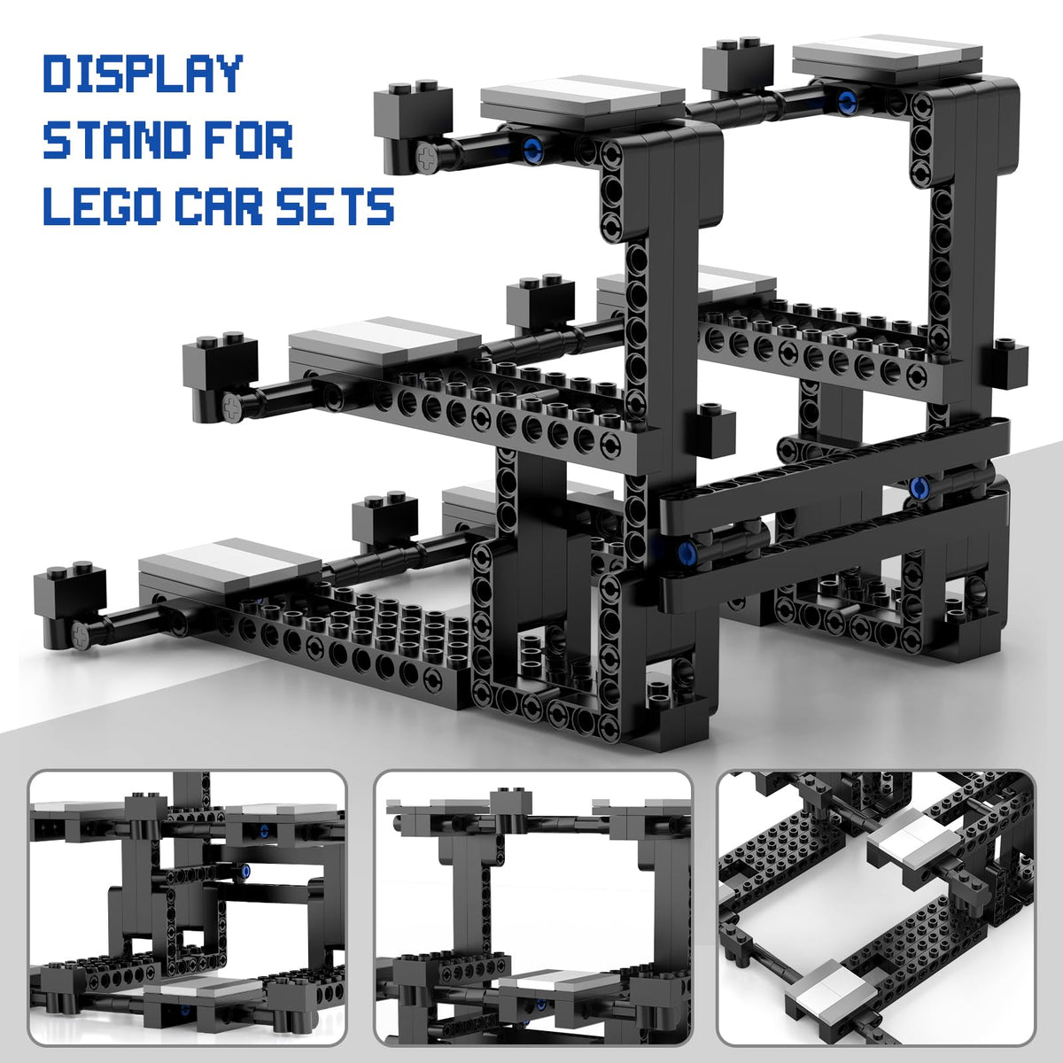 HIGH GODO assembled stand with 233 pieces and instruction card