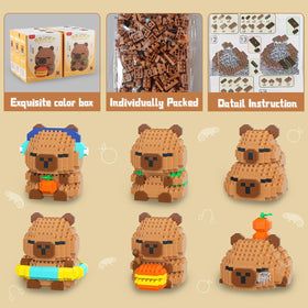 HIGH GODO Capybara assembly instruction image highlighting easy steps