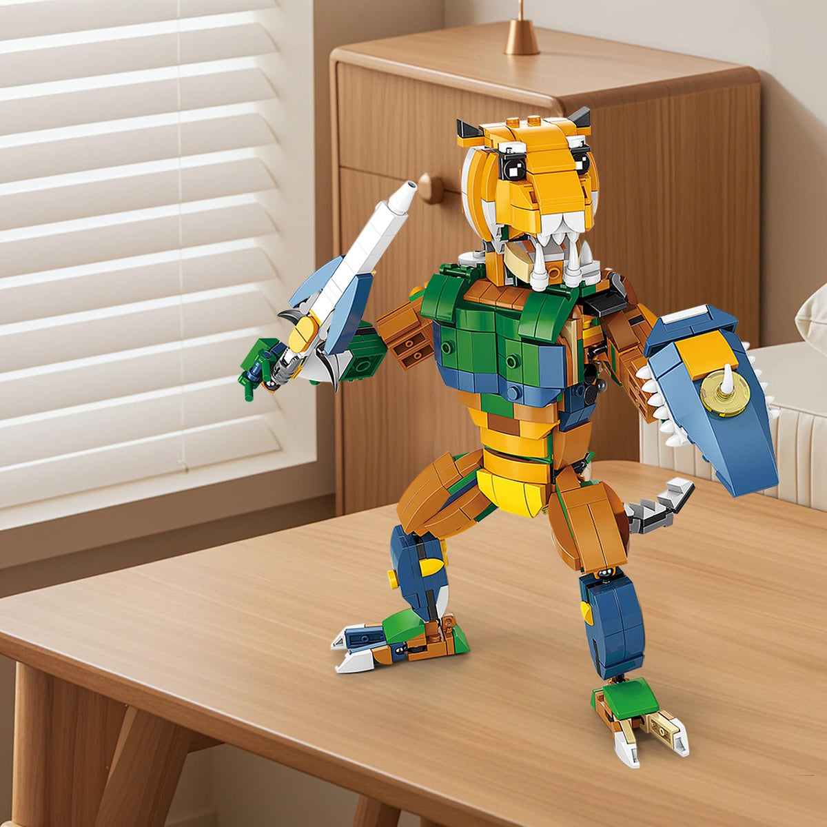 HIGH GODO Tiger fighter assembly for a dramatic finale.