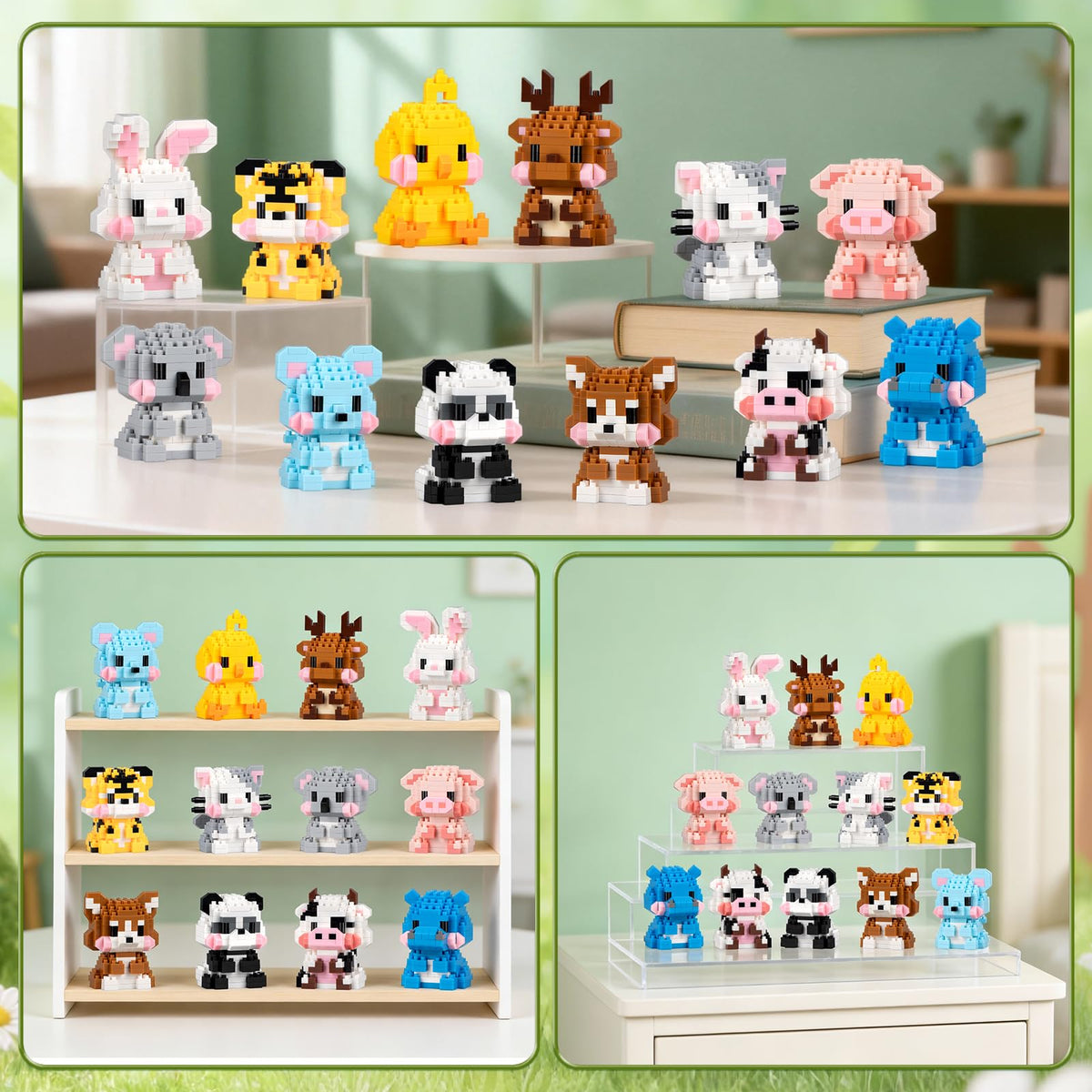 HIGH GODO dog building set makes engaging party gifts and desk companions.