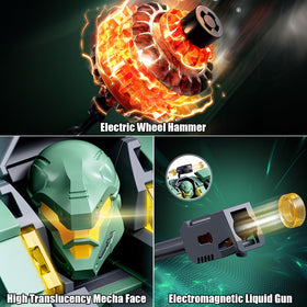 HIGH GODO electromagnetic liquid gun feature sparks imaginative play