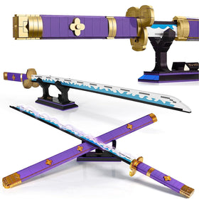 High Godo Enma Zoro sword with scabbard ready for cosplay display