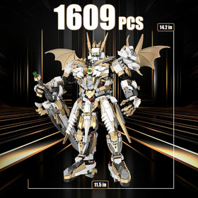 HIGH GODO Hero Mech detail zoom on electroplated parts and color scheme.