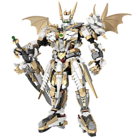 HIGH GODO Hero Mech front view showcases posable joints for dynamic display.