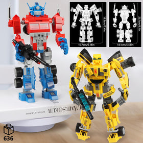 HIGH GODO laser gun detail on transforming model for adventurous touch