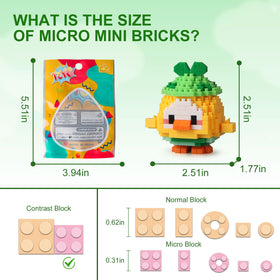 High GODO mini animal bricks featuring panda and penguin for classroom prizes.