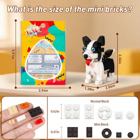 High GODO mini dogs blocks ideal for party favors and DIY keepsakes