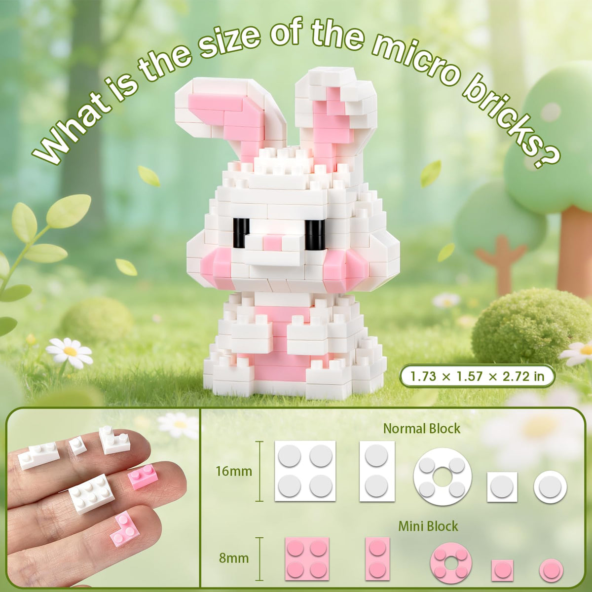 HIGH GODO mouse building set perfect as classroom rewards and mini shelf display.