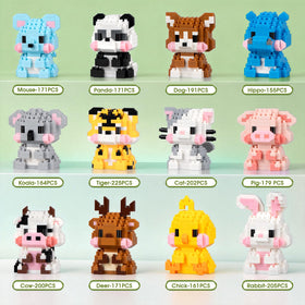 HIGH GODO pig building set ideal as a goodie bag stuffer and desk decor.