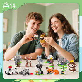 HIGH GODO rabbit mini building set for easy party favors.