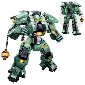 HIGH GODO transforming mech assembly kit with numbered bags for easy building