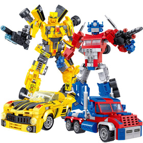 HIGH GODO transforming robot assembly shows 636-piece construction for creative play