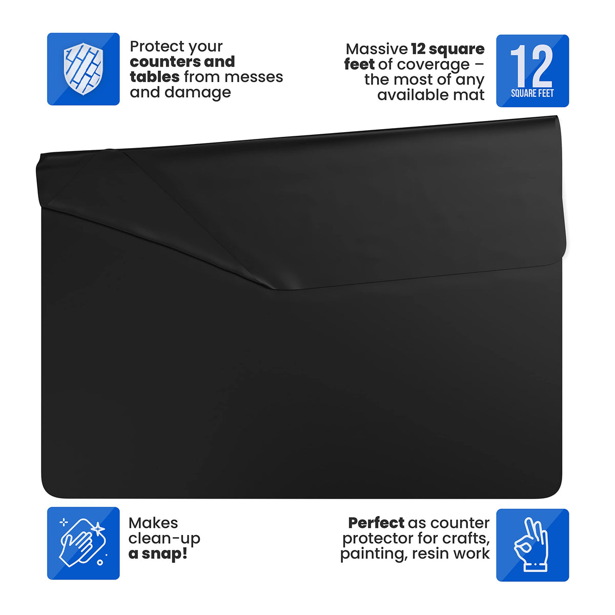HigherHuman MonsterMat large, easy-clean silicone mat ready for daily use