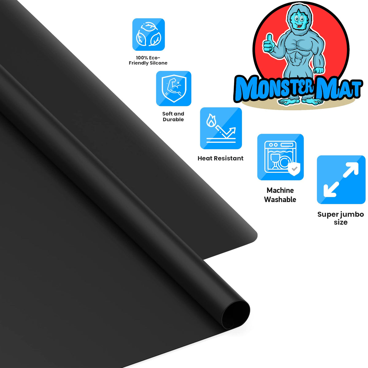 HigherHuman MonsterMat silicone mat soft and heat-resistant for painting and resin work