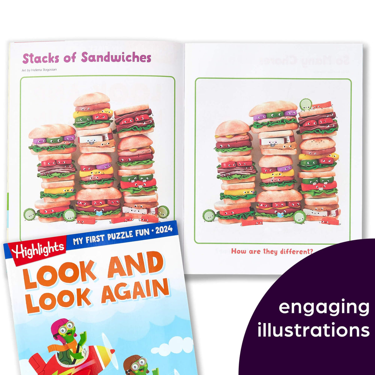 Mazes page from Highlights for Children My First Puzzle Fun supports hand-eye coordination in early learners.