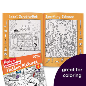 Highlights Hidden Pictures 2026 road-trip activity pack for travel fun