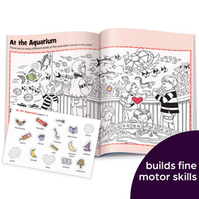 Highlights Hidden Pictures sticker set with 480 stickers enables creative storytelling and exploration.