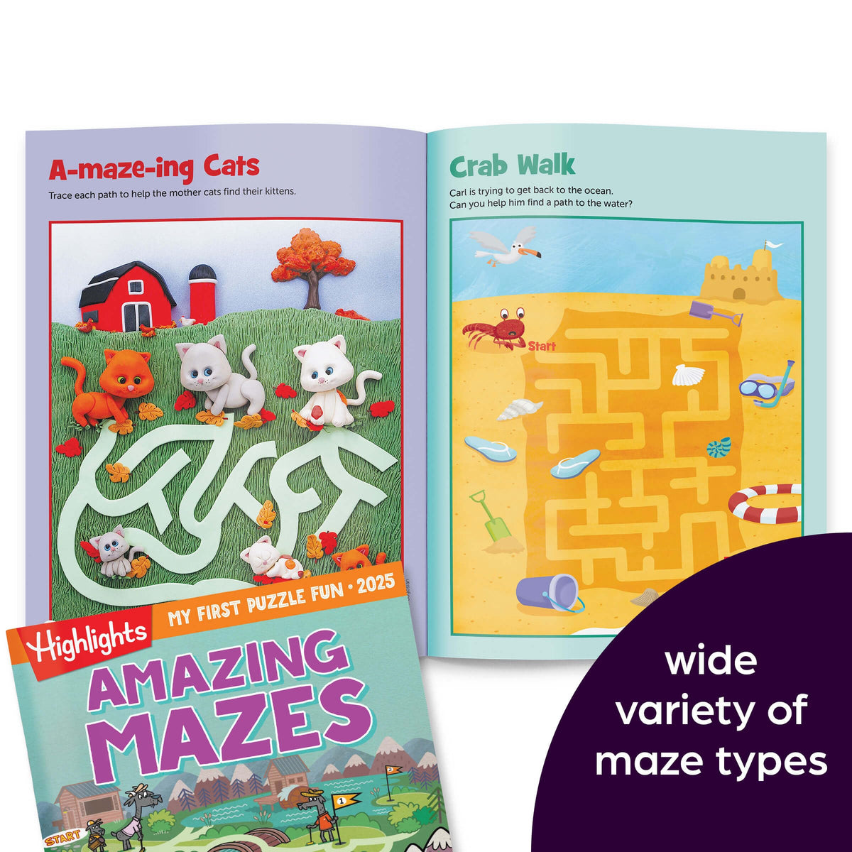 Highlights My First Puzzle Fun matching activities spark pattern recognition in young learners