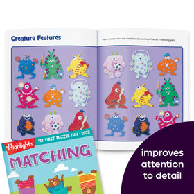 Highlights My First Puzzle Fun mazes improve hand-eye coordination through friendly routes