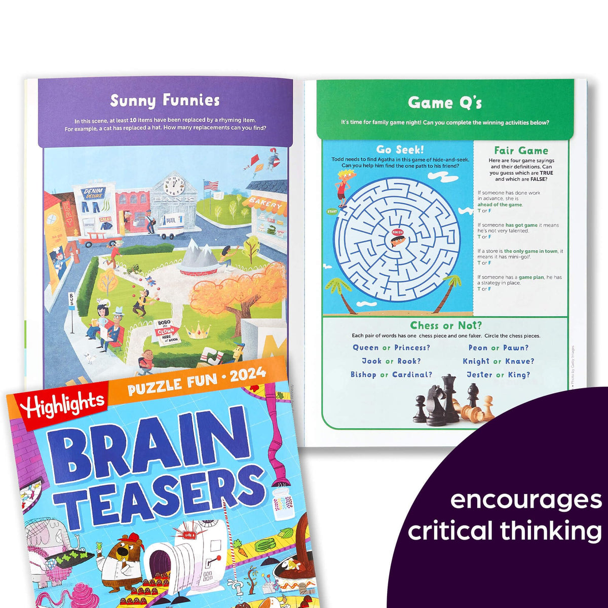 Amazing Mazes in the set guide kids through twisty paths and planning.