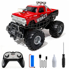 Highmall Highspeed truck front view with rugged off-road tires for action.