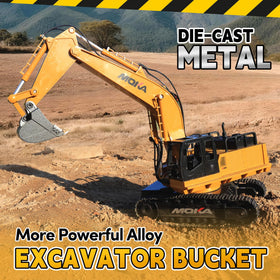 Highmall RC excavator toy 680 degree rotation for precise moves