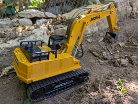 Highmall RC excavator toy safe design for ages six and up