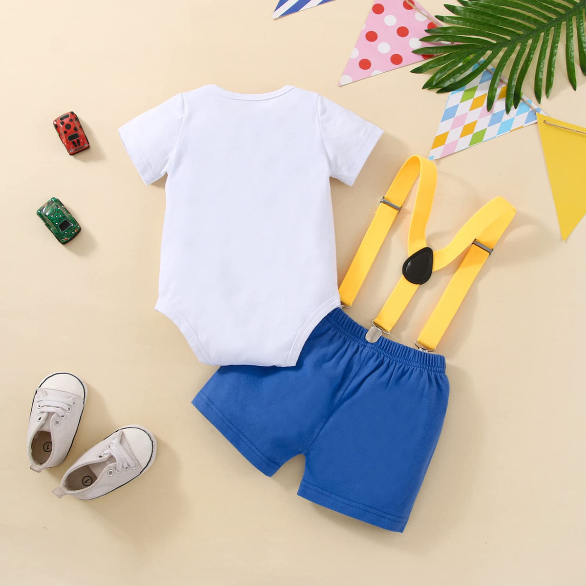 Highnesson-ww baby boy pants set in gentleman style for stylish party photos.