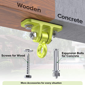 Highpro hardware includes all parts for quick, complete installation