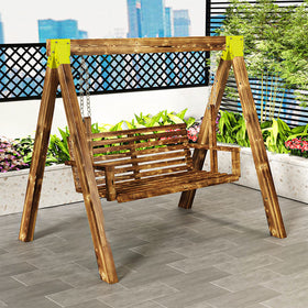 Highpro green powder coating resists corrosion on swing set brackets.