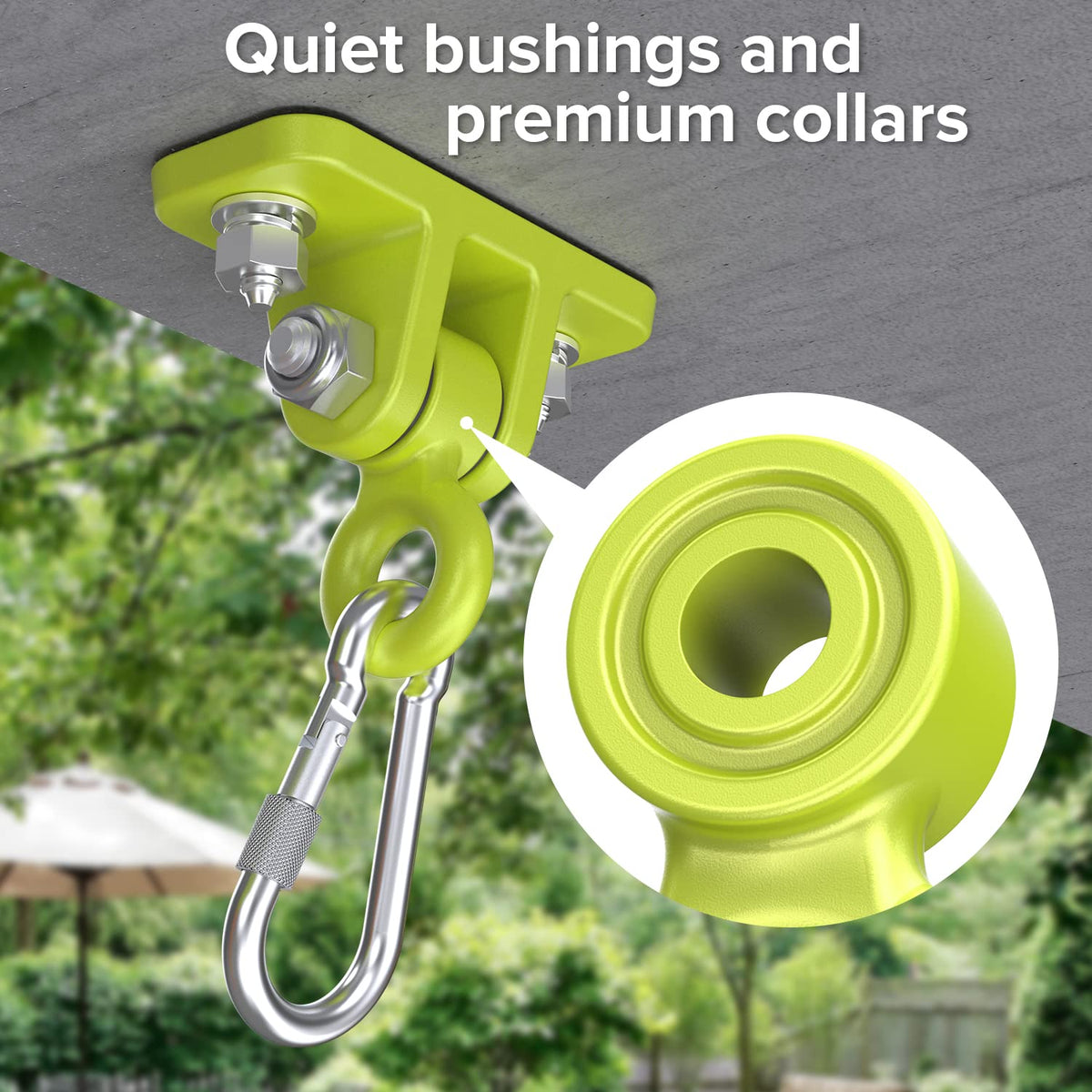 Highpro swing hardware enhances porches and patios with reliable performance