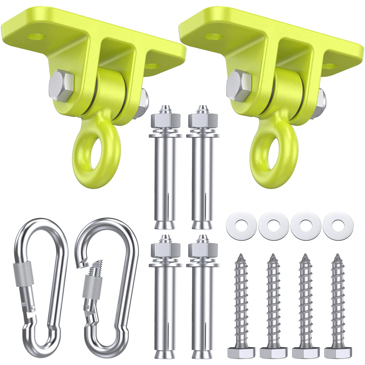Highpro swing hangers for wooden sets, pack of two, ready for outdoor use