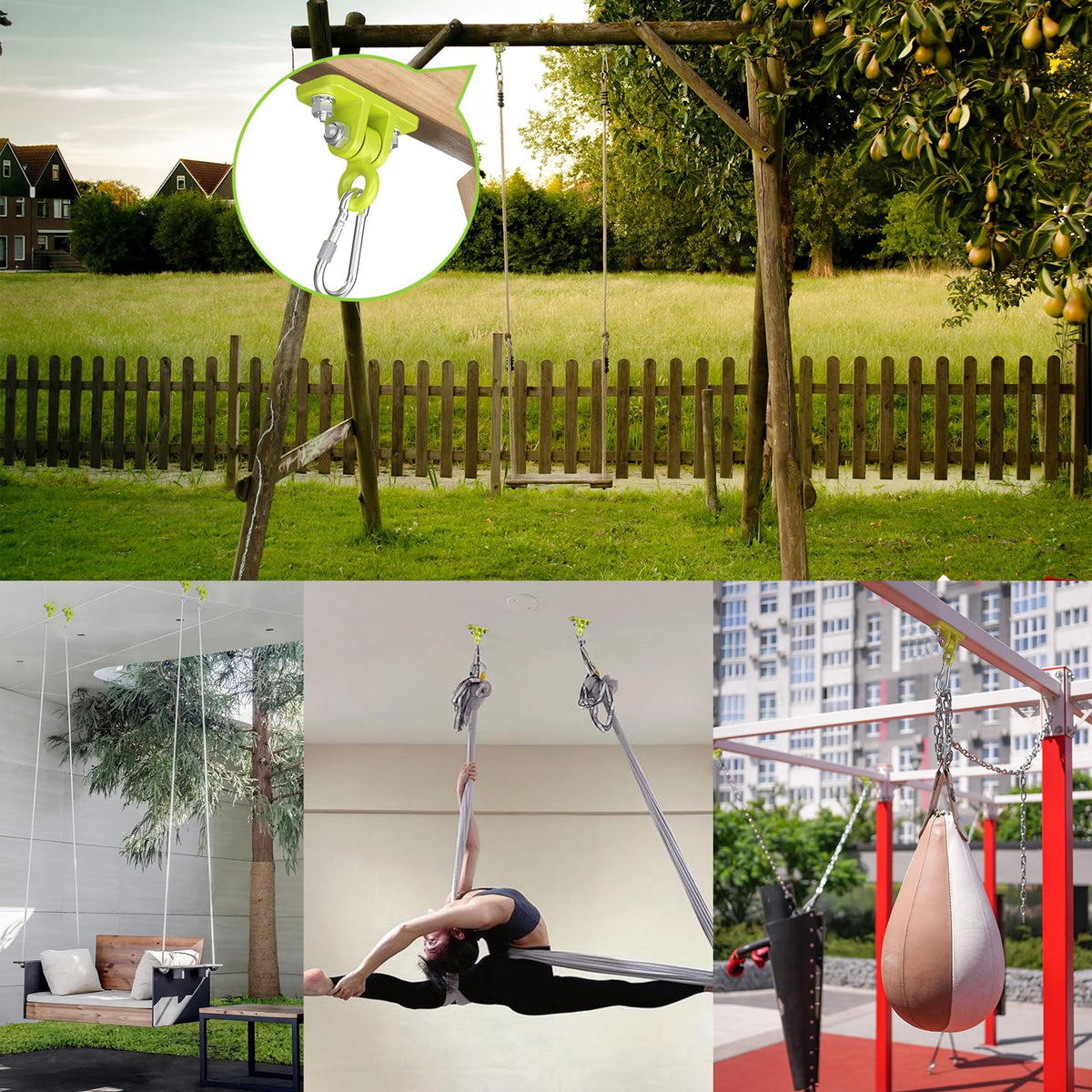 Highpro weatherproof-coated swing-hanger resists rust and corrosion