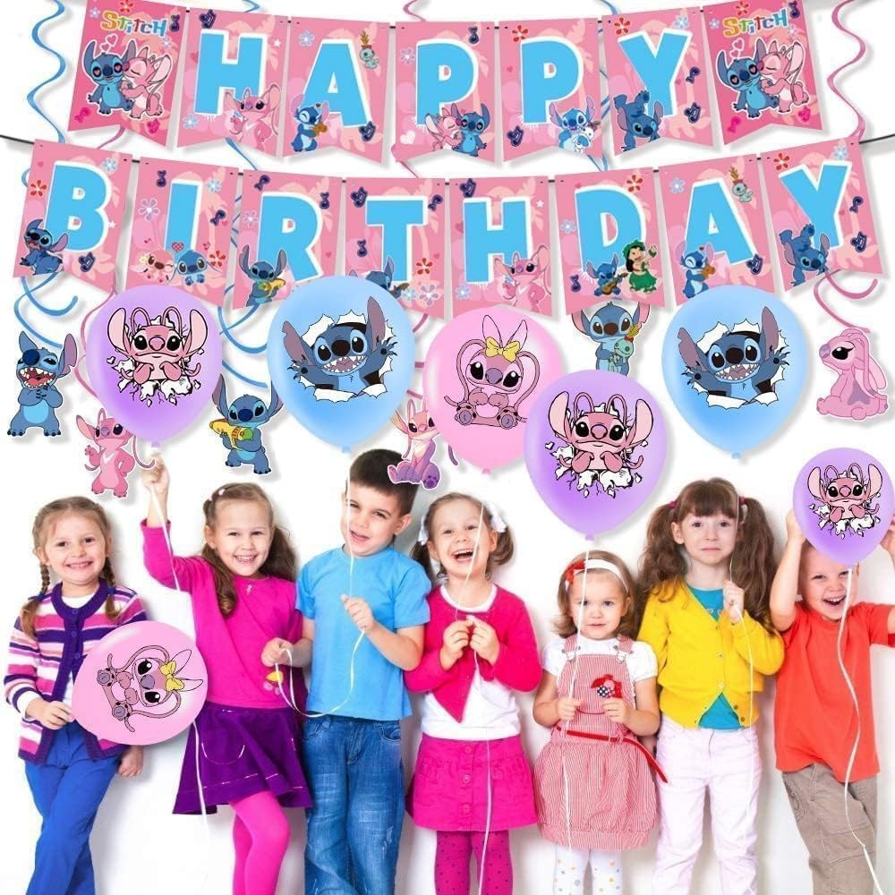Higyther Stitch foil balloons bring vibrant color to celebrations