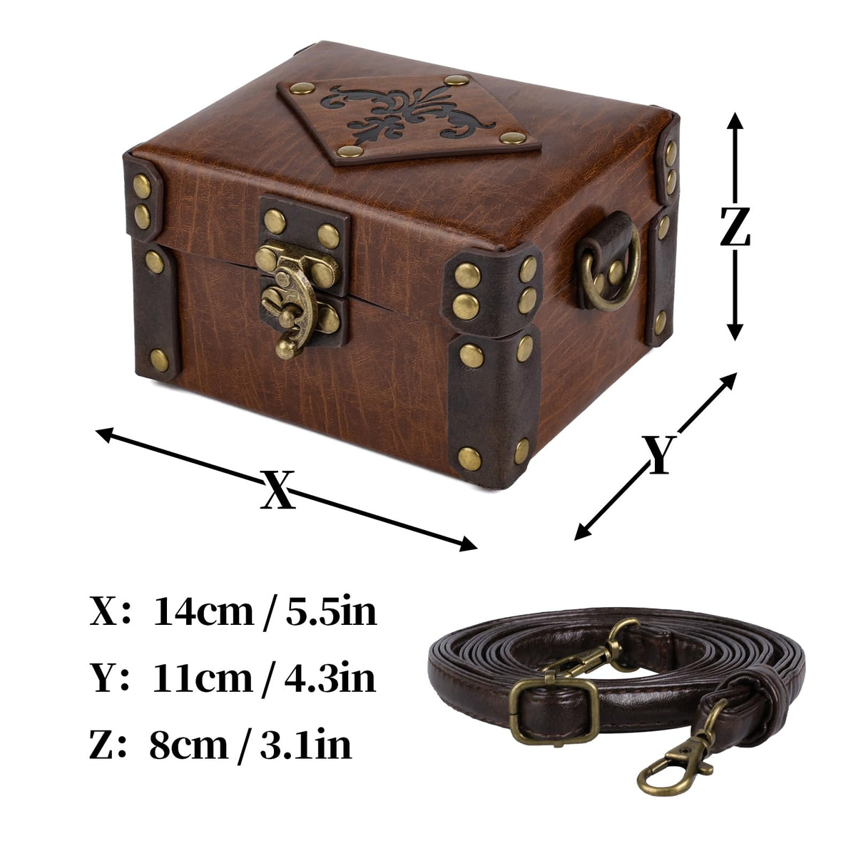 HiiFeuer dnd dice holder compartment keeps small gear secure during games