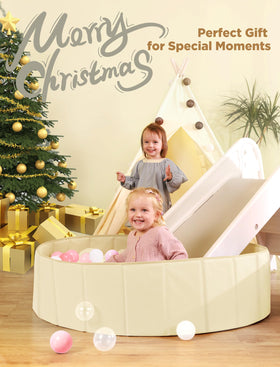 Hikiddy ball pit holds over 1000 balls for extended play sessions