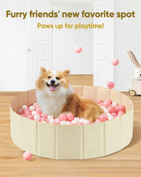 Hikiddy ball pit quick setup no inflation for on-the-go play