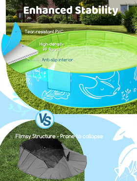 Hikiddy backyard pool setup offering shade and cooling fun