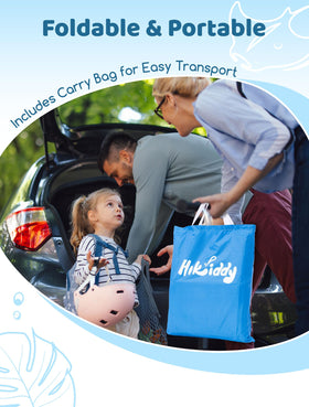 Hikiddy pool folds in 60 seconds for simple storage