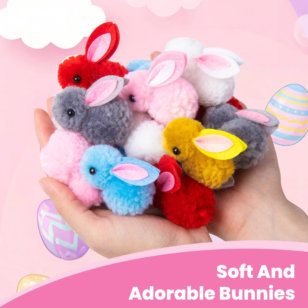 HIKISS plush bunny inside egg, a surprising, joyful hunt moment.
