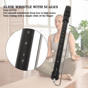 HilBeliFU Slide Whistle aluminum-shell design with safe, durable construction.