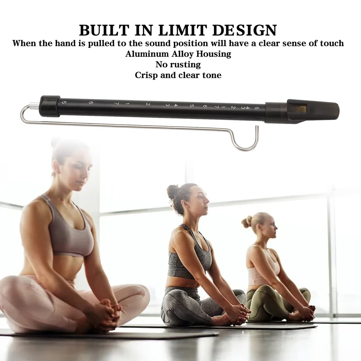 HilBeliFU Slide Whistle built-in limit feature stabilizes tone during slides.