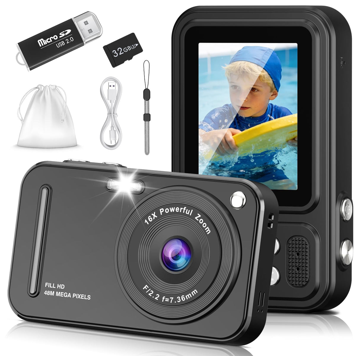 Hildcroa DX5 kid-friendly camera for beginners and teens