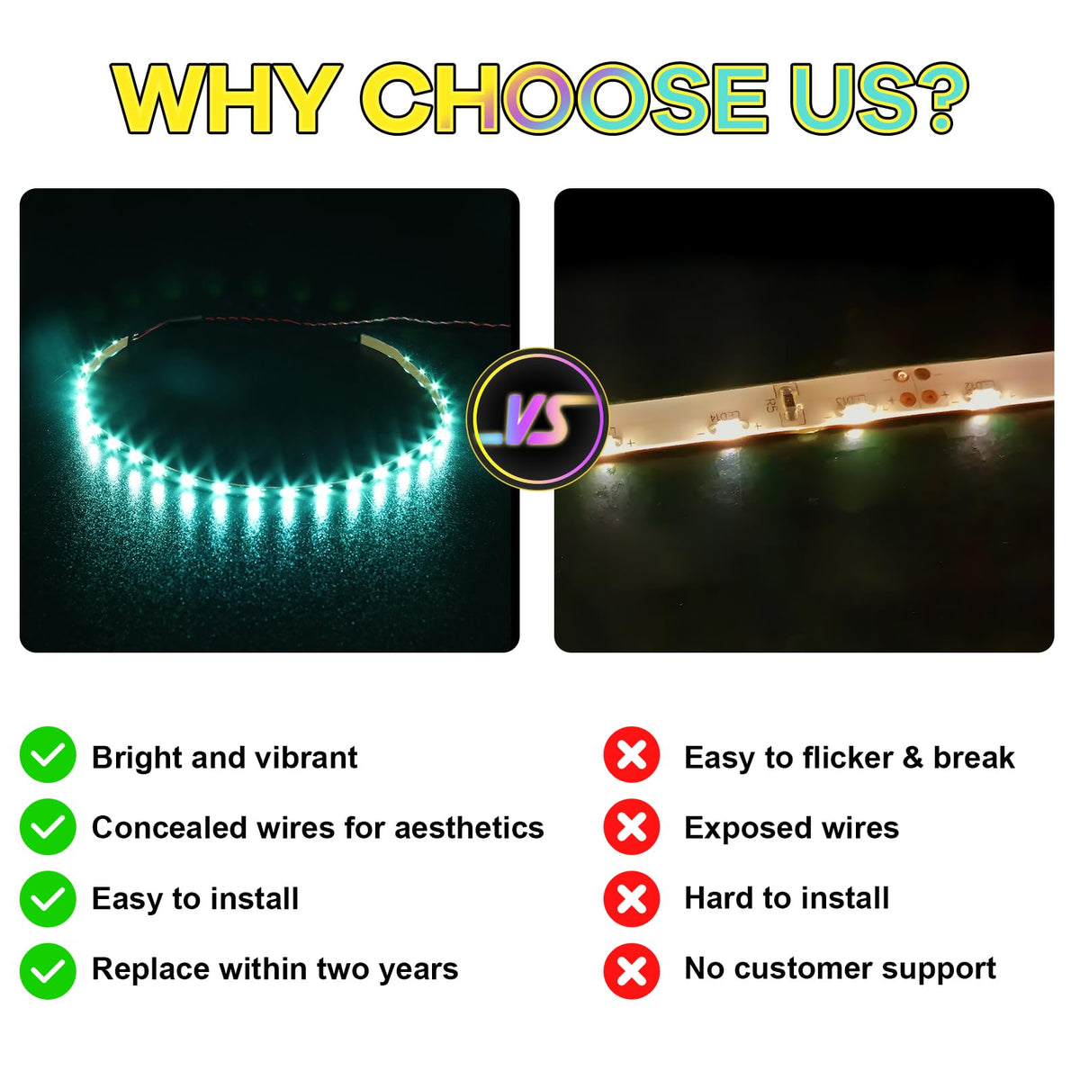 Easy installation with clear instructions for quick setup