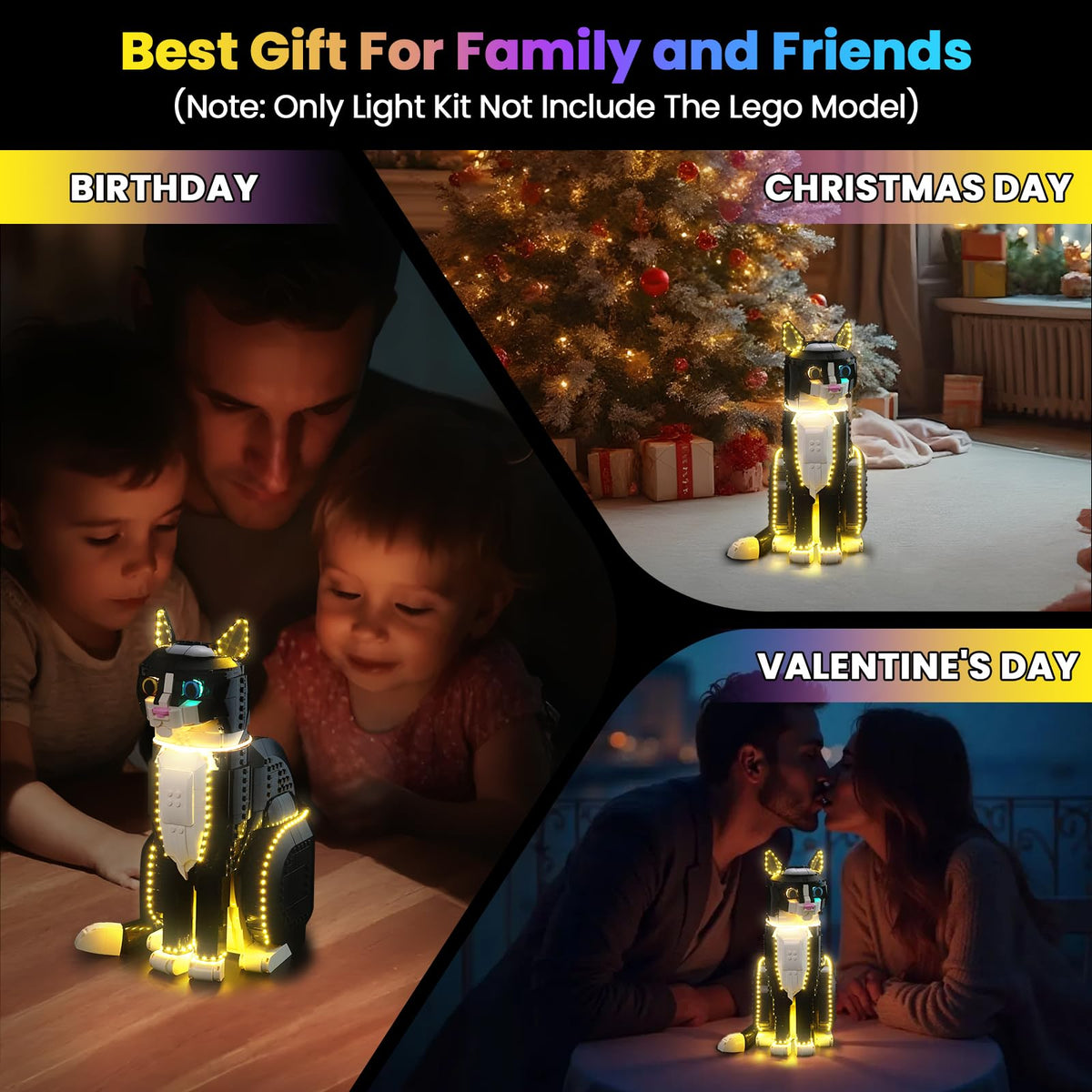 Hilighting gift-ready packaging makes a thoughtful present for LEGO fans
