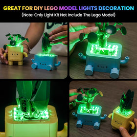 Hilighting seven-color effect provides dynamic mood lighting.