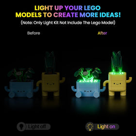 Hilighting USB-powered light kit for Lego 10349 setup.