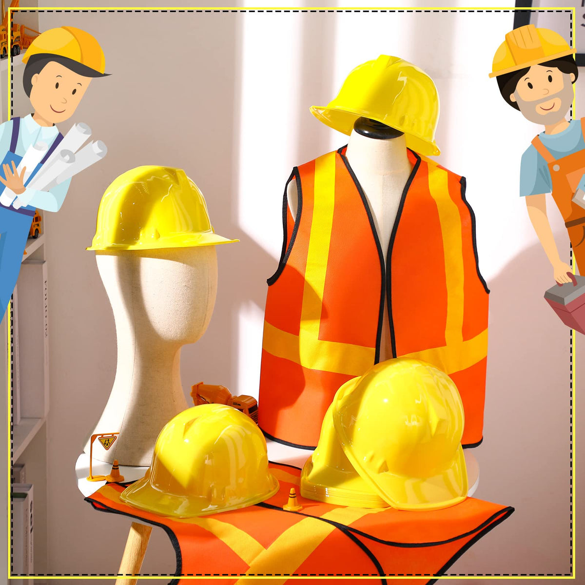 Hillban kids role-play costumes ideal for Halloween or career day.