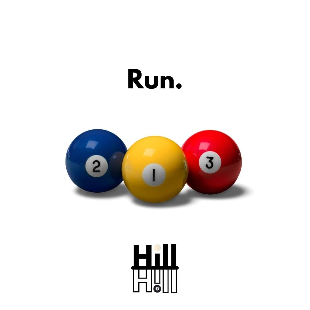 Hill Hill bank-shot card guide illustrates precision shots for improved table awareness.