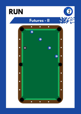 Hill Hill break-shot instruction card showcases power and positioning cues.
